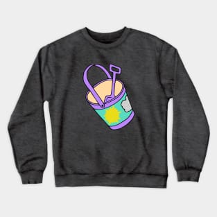 Sand Pail Beach Bucket Crewneck Sweatshirt